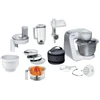Bosch MUM58258, 3.9 L, Baltas, Mygtukai, CE, Eurázsiai, Ukraine, VDE, Nerūdijantis plienas, Plastic