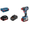 BOSCH SPŪGINIS VERŽTAKLIS 18V 1/2 "/ HEX 1/4" 200Nm 2x5.0Ah GDX 18V-200C