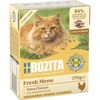 Kačių Maistas - BOZITA Fresh Menu Sterilised Extra vištiena Wet 370g