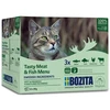 BOZITA Tasty meat & fish menu in jelly – šlapias kačių maistas – 12 x 85g
