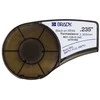 Brady M21-125-C-342, Juoda, Balta, Poliolefino, Terminio perkėlimo, Matinis, Stačiakampis, -55 - 135 °C