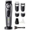 Braun BeardTrimmer 7 BT 7420, plaunamas, baterija, pilka