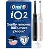 Dantų šepetėlis Oral-B Braun „Eltandborste iO2 Night Juodas/Calm Rožinė Duo“, 1 kelioninis dėklas