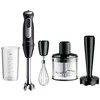 Braun MultiQuick 5 Pro, Immersion plakiklis, 0.6 L, 1.2 m, 1000 W, Juodas, Sidabrinis