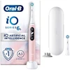 Braun Oral-B iO 6S, Adult, Vibrating dantų šepetėlis, Daily care, Deep clean, Gum care, Jautrus, Whitening, Rožinė, Baltas, 2 min, Rožinė, Baltas