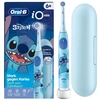 Braun Oral-B iO Kids Stitch, Vaikams, Besisukantis dantų šepetėlis, Kasdienė priežiūra, Jautrus, Labai jautrus, Mėlyna, 2 min., Mėlyna