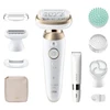 Braun Silk·épil 9 Flex SkinSpa SES9-481 3D epiliatorius + BS1000 trimeris, balta/auksinė