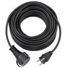 Brennenstuhl 1169890, 15 m, Lauko, IP44, Juoda, 1 kintamosios srovės lizdas(-ai), 200 mm