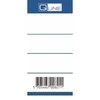 Etiketė laiškų aplankui Q-Line, mėlyna, 75 mm, 100 vnt./pak. - (100 vnt.)