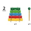 Brio muzikinis ksilofonas, žaislinis muzikos instrumentas, ksilofonas, 1,5 m., 170 g, daugiaspalvis