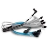 Broadcom BC Kabelis CBL-SFF8654->OCuLink AltWiring 1m 2x4 SFF-8612 OCuLink valdikliams Series 95x