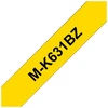 Brother P-touch MK631BZ;geltona/juoda 4m (12 mm)