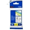 Brother Juodas on Baltas Gloss Laminated Tape - 6mm - TZ - 8 m - 6 mm