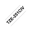 Brother TZE231CIV juosta 12 mm 8 m (balta)