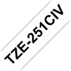Brother TZE231CIV juosta 12 mm 8 m (balta)