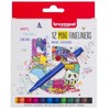 BRUYNZEEL SAKURA Bruynzeel Mini smulkintuvų rinkinys | 12 spalvų