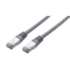 C-TECH kabelis patchcord Cat5e, FTP, pilkas, 5m