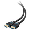 C2G 1,8 m „Performance“ serijos itin lankstus didelės spartos HDMI kabelis – 4K 60 Hz, montuojamas sienoje, CMG (FT4) reitingas, 1,83 m, HDMI A tipo (standartinis), HDMI A tipo (standartinis), juodas