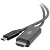 C2G 1,8 m USB-C® į HDMI® garso/vaizdo adapterio laidas – 4K 60Hz, 1,8 m, USB C tipo, HDMI A tipo (standartinis), kištukas, kištukas, tiesus