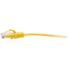 C2G C2G 7ft (2.1m) Cat6a Snagless Unshielded (UTP) Slim Ethernet Network Komutacinis kabelis - Geltona - Patch kabelis - RJ-45 (M) į RJ-45 (M) - 2.1 m - 4.8 mm - UTP - CAT 6a - formuotas, be kabliuko - Geltona
