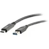 C2G 3M USB-C® į USB-A itin greitas USB 5 Gbps kabelis M/M - juodas, 3 m, USB C, USB A, USB 3.2 Gen 1 (3.1 Gen 1), 5000 Mbit/s, juodas