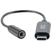 Adapteris USB C2G USB-C - Jack 3.5mm Juodas (54426)