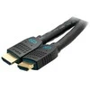 C2G 14 cbd 6.1m „Performance“ serijos itin lankstus aktyvus didelės spartos HDMI® kabelis – 4K 60Hz, montuojamas į sieną, CMG 4 reitingas, 6.1 m, HDMI A tipo (standartinis), HDMI A tipo (standartinis), 3D, 18 Gbit/s, juodas