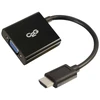 C2G HDMI į VGA adapteris - HDMI į VGA keitiklis - M/F - Vaizdo keitiklis - HDMI - VGA - Juodas