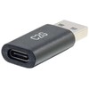Adapteris USB C2G USB-A - USB-C Juodas (54427)