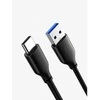 Cabletime CT-C160-U33-CMAMN-B2, 2 m, USB C, USB A, USB 3.2 Gen 1 (3.1 Gen 1), 5 Gbit/s, Juoda