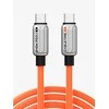 Cabletime CT-CM240-ZS01, 1 m, USB C, USB C, 480 Gbit/s, Oranžinis