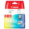 Canon CL-541XL, Didelės (XL) talpos, Žydra, Purpurinė, Geltona, 15 ml, 1 vnt., 400 puslapių, Vienkartinė pakuotė