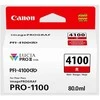 Originalus Canon rašalas / kasetė PFI-4100 R, 6785C001, raudona, 80ml