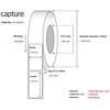Capture Label 50x50, Core 25,