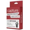Capture 12 mm x 4 m juodas ant raudono fono