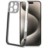 Dėklas Celly Bumper iPhone 16 Pro Max Svart/Vit