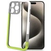 Dėklas Celly Bumper iPhone 16 Pro Max Vit/Limegrön