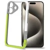 Dėklas Celly Bumper iPhone 16 Vit/Limegrön