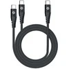 CELLY USB-C TO 2 USB-C CABLE 100W POWER DELIVERY