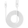 Celly USBLIGHTC2MWH, 2 m, Lightning, USB C, Male, Male, Baltas