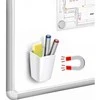 CEP PBS Connect magnetinis stalo puodelis, blizgus, baltas, 95x75x75 mm