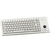 Klaviatūra CHERRY G84-4400 TRACKBALL - PALE Pilkas