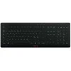 Klaviatūra „CHERRY STREAM PROTECT“ BELAIDIS, viso dydžio (100 %), belaidis, radijo dažnių belaidis, žirklinio mygtuko jungiklis, QWERTY, juodas