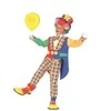 Ciao Blomster Klovn Deluxe-kostume (Jakke med falsk skjorte, butterfly, bukser og hat) - 3-4 år