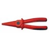 Cimco 100790, Replės apvaliais galais, 8 cm, Plastikas, Plastikas, Raudona, 200 mm