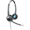 Cisco Ausinės 522, su laidu Dual Ant ausų uždedamos 3.5 mm Ausinės su USB-A Adapteris, Charcoal, 2-Year Limited Liability Garantija (CP-HS-W-522-USB=), su laidu, Office/Call center, 50 - 18000 Hz, Ausinės, Juodas, Pilkas