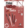 Clairefontaine Paint-On Blok A4 250gram Terra Cotta, 20 ark, Toplimet