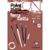 Clairefontaine Paint-On Blok A4 250gram Terra Cotta, 20 ark, Toplimet