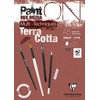 Clairefontaine Paint-On Blok A5 250gram Terra Cotta, 20 ark, Toplimet
