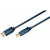 ClickTronic 0.5m USB3.0 A - B m/m, 0.5 m, USB A, USB B, USB 3.2 Gen 1 (3.1 Gen 1), vyriškas/vyriškas, mėlynas
